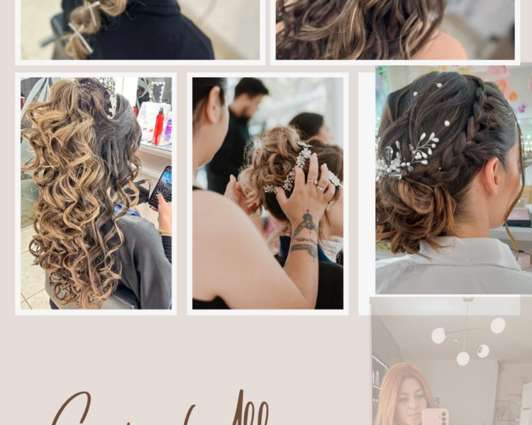 combo fiesta peinado y maquillaje