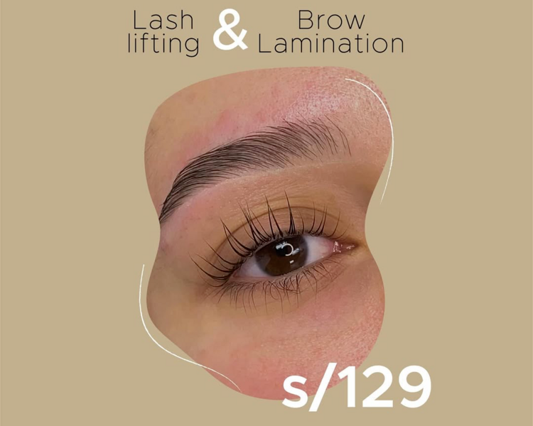 Lash Lifting + Brow Lamination (jueves a sábados)