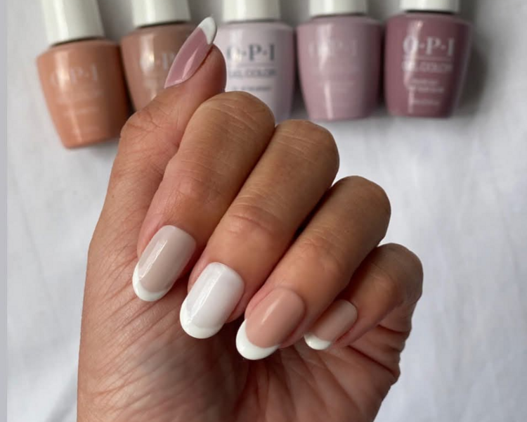 Semipermanente French Nail OPI 