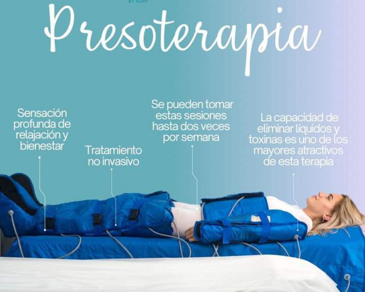4 sesiones botas de presoterapia