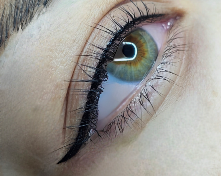 Delineado de ojos con micropigmentación 👁️