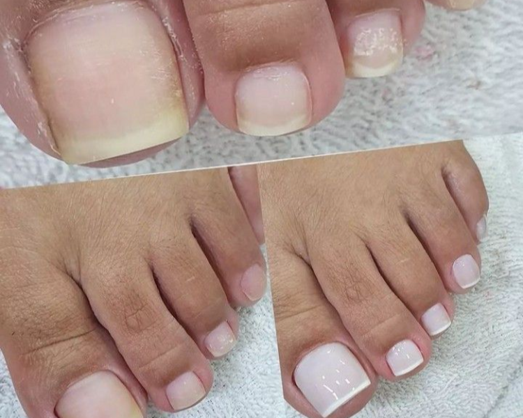 pedicuria + esmaltado semi