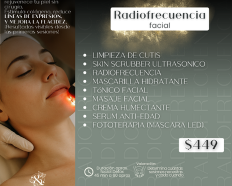 Radiofrecuencia facial