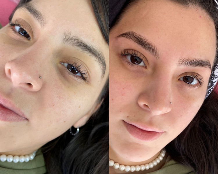 Depilación de cejas con Hilo  