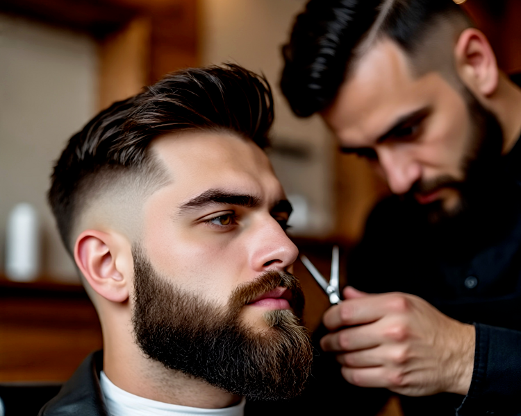 Corte de Cabello + Barba (Servicio Completo)