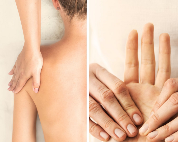 Masaje Espalda+Reflexología Manos
