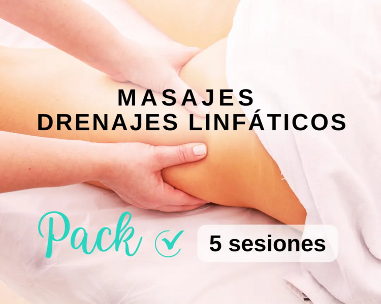 Pack 5 Masajes Drenajes Linfáticos