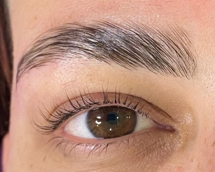 Laminado de cejas + botox + keratina