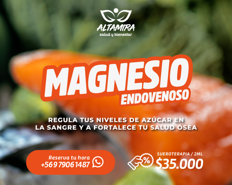 MAGNESIO ENDOVENOSO 2ML