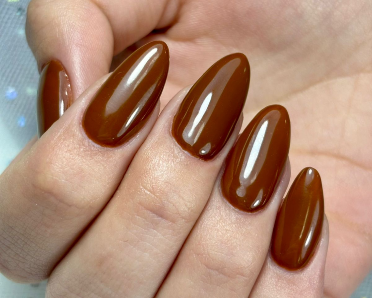  Polygel con esmaltado liso ( no incluye retiro)