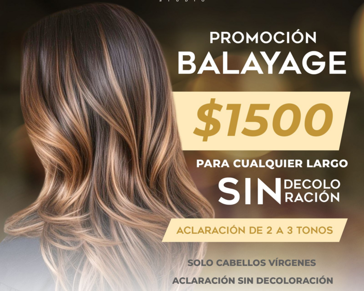 Balayage Promocion (cabello natural)