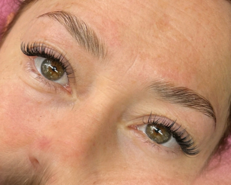 Efecto rímel+ laminado+ perfilado 