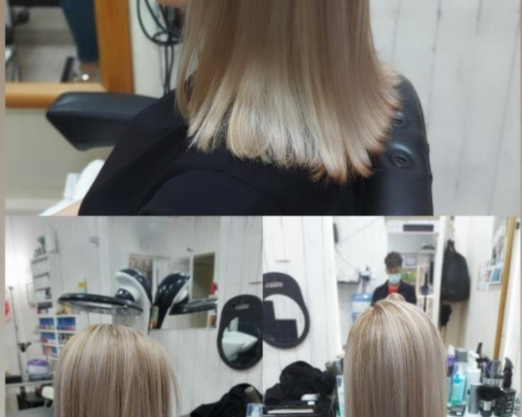 TINTURA DAMA ( el valor es desde cabello corto)