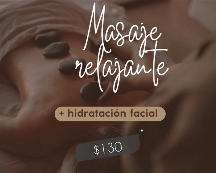 Masaje Relajante + Hidratación facial