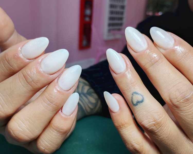 ✨️Esculpidas de Acrilico con Esmaltado Semipermanente