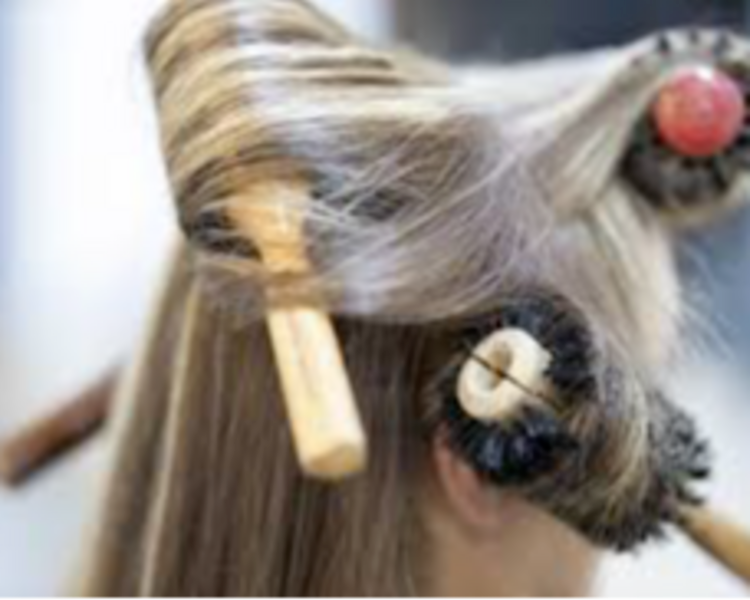 aplicacion de tintura  + cepillado 