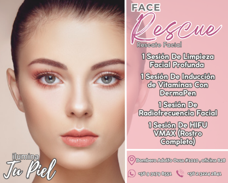 1 sesion Face Rescue (rescate facial ) 