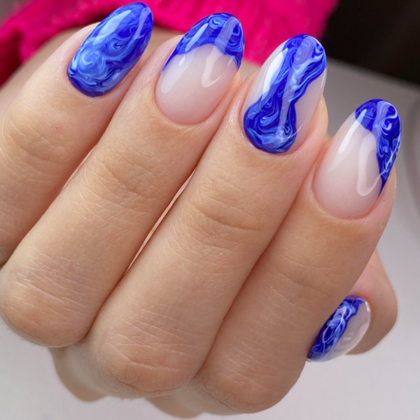 Capping gel con esmaltado semipermanente.