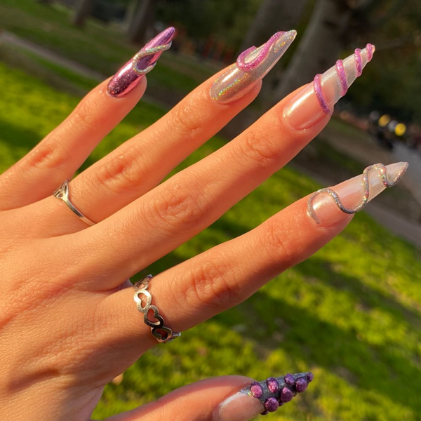Deco 3D con gel solido.
