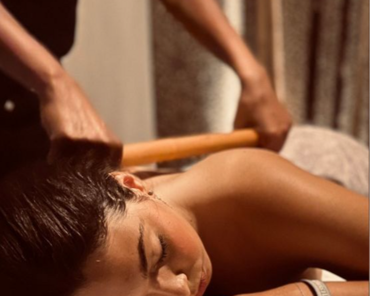 MASAJES RELAJANTE O DESCONTRSCTURANTE CON BAMBU  ( BAMBUTERAPIA 60 MINUTOS )