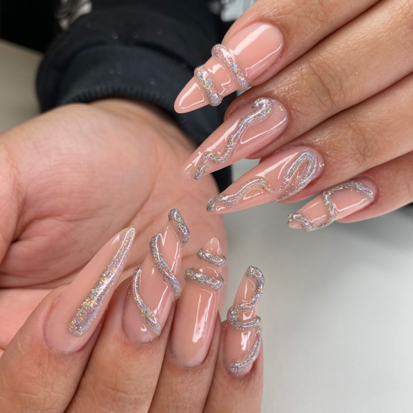 Deco 3D con gel solido.