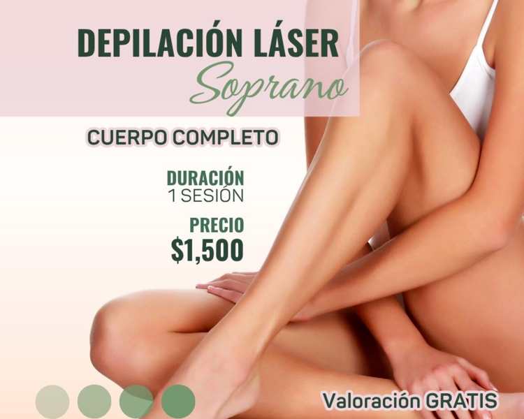 Depilación Laser - 1 Sesión - Cuerpo Completo