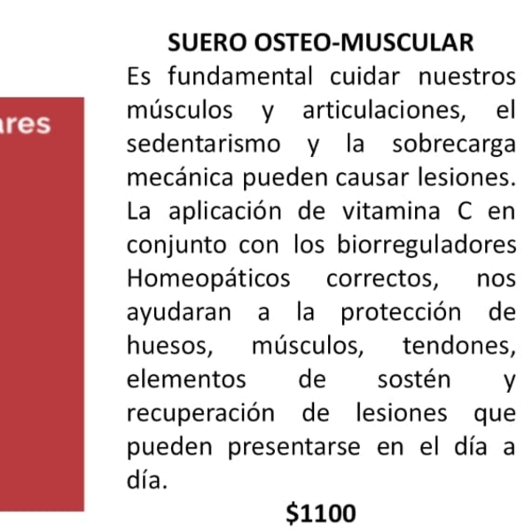 SUERO OSTEO-MUSCULAR