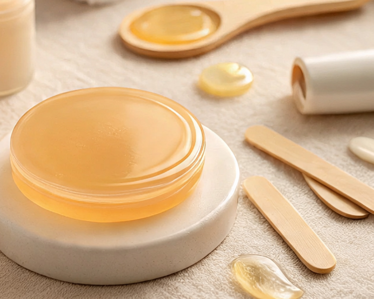 Perfilado de cejas con cera