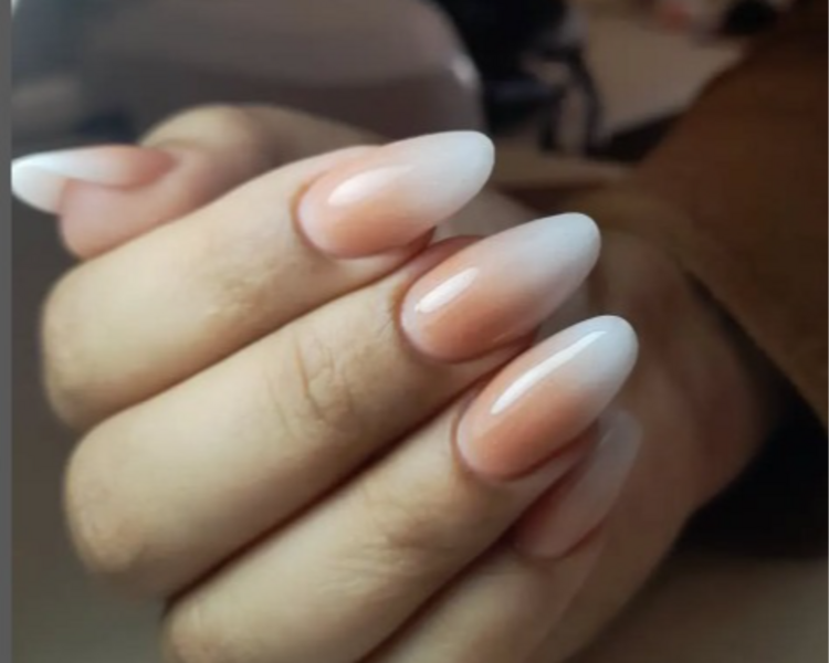 Capping en Polygel + Baby Boomer 