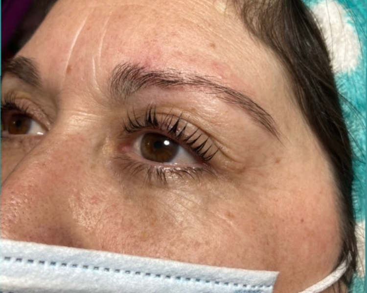 Lifting de pestañas con tinte