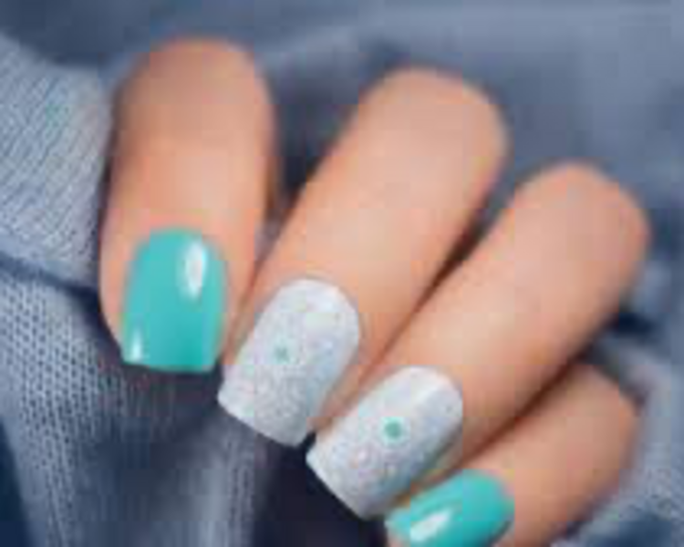 Gelish con diseño 