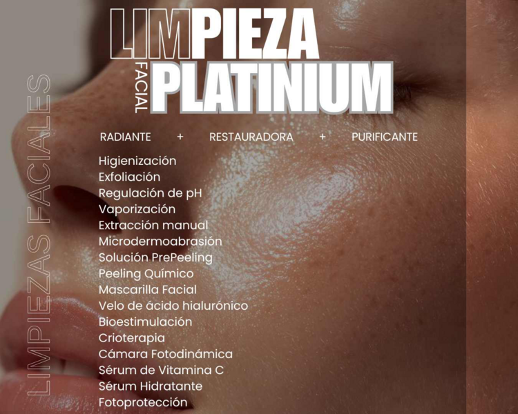 Limpieza facial PLATINUM 