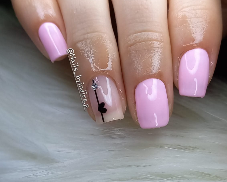 Semipermanente con diseño 