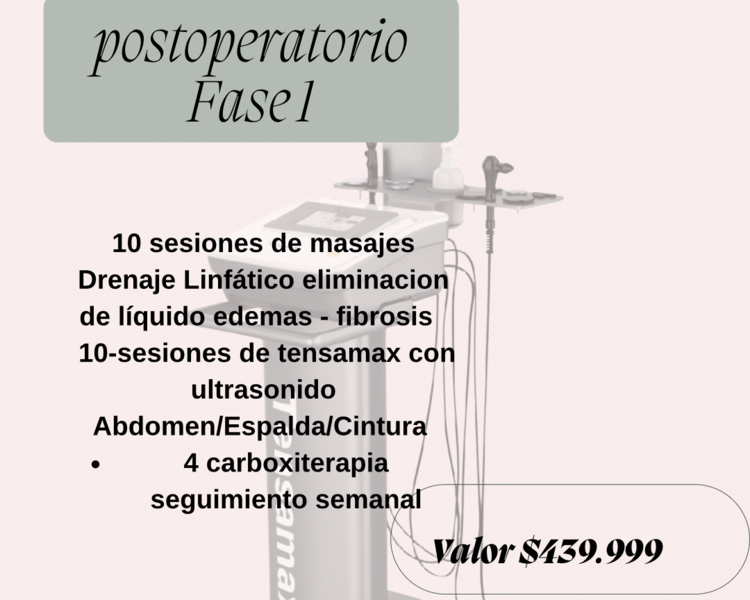 Tratamiento Post Operatorio🩹 abdomen -espalda-flancos 
