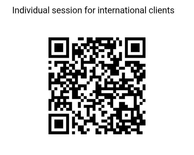Individual online sessions (English)