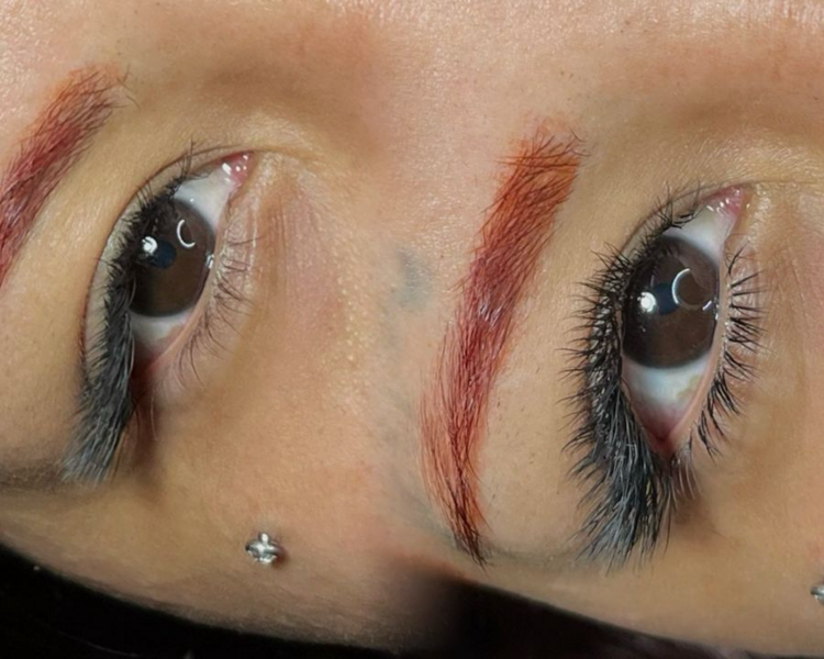 pestañas inferiores