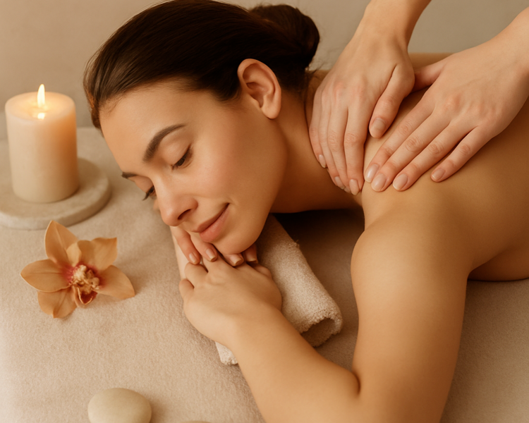 Masajes de espalda. Descontracturante/relajante