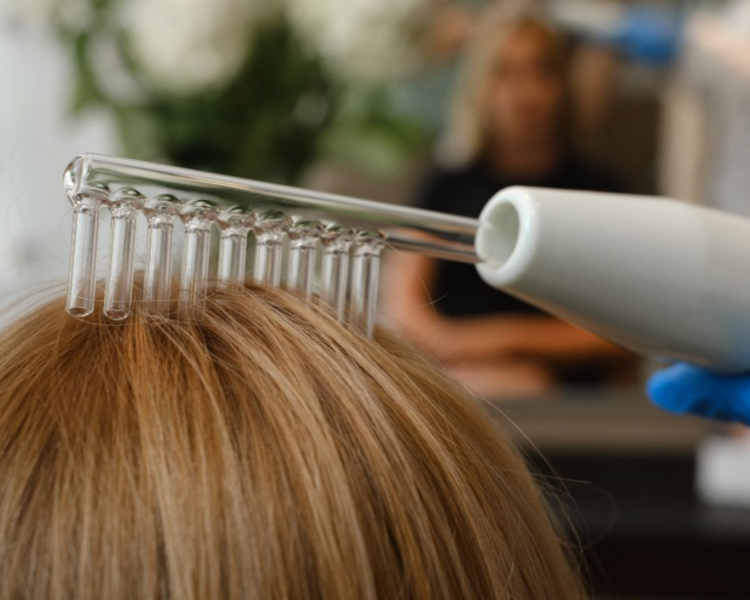 Altafrecuencia capilar con masajes capilares