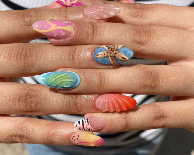 Relleno de rubber con diseño elaborado