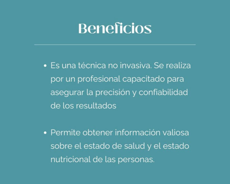 Antropometría y nutrición 