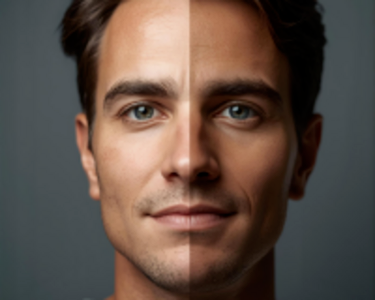 Colorimetría para hombre