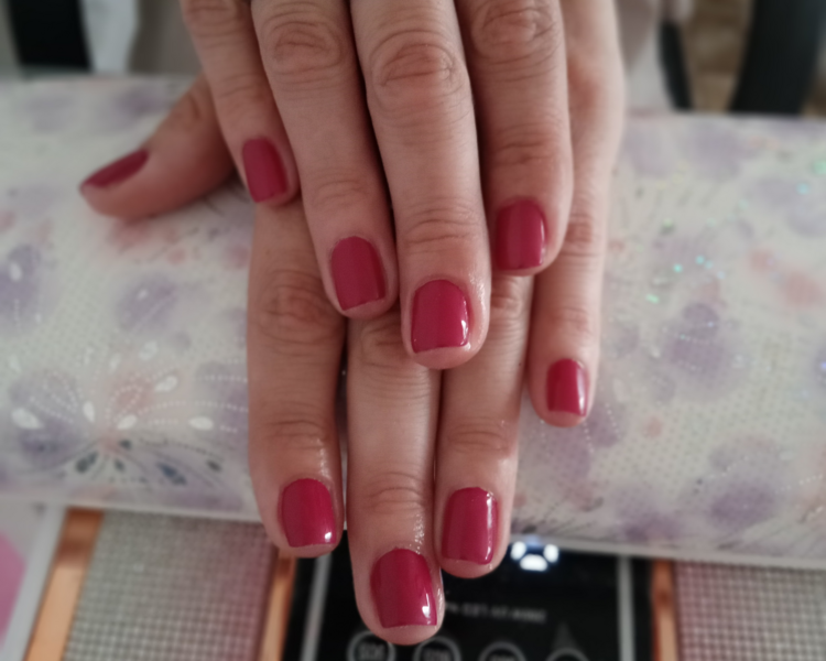 capping uñas cortas.