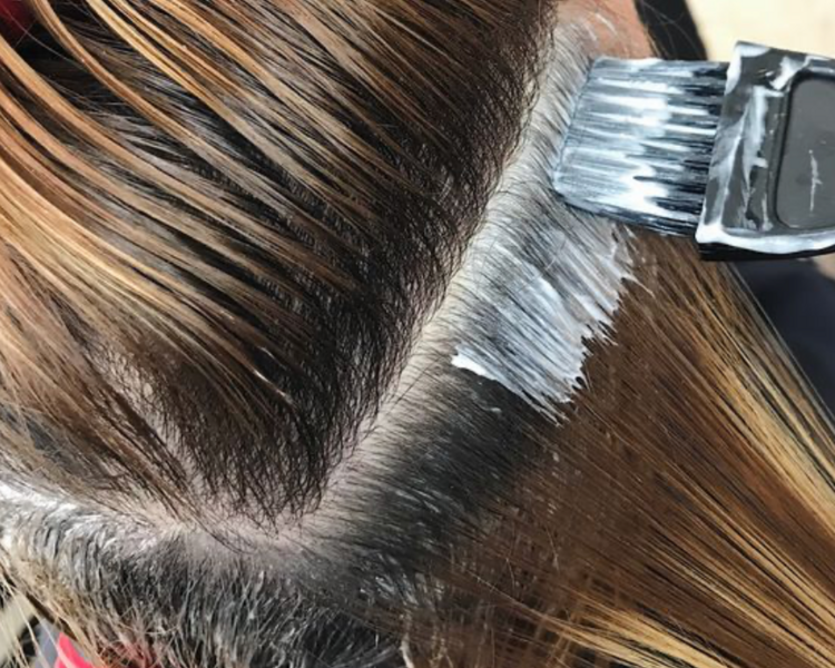 Retoque de tinte basico