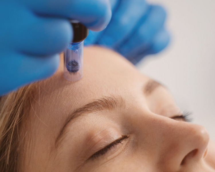 Microneedling + Skinmark 