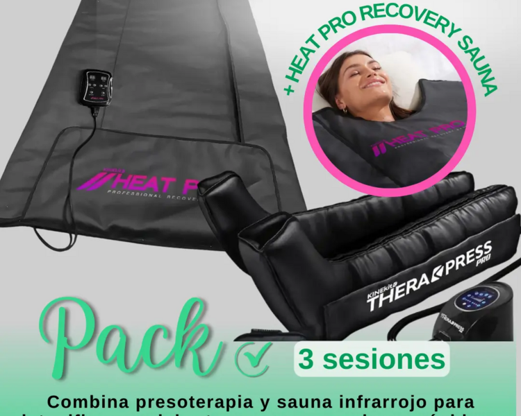 Presoterapia + Heat Pro Recovery Sauna (Spa Relajación)