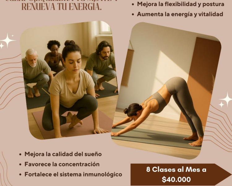 Yoga (8 Clases Grupales)