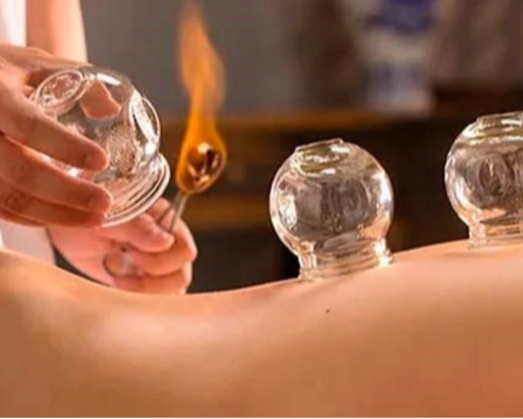 Masaje Mixto Relajación y Descontracturante con Ventosaterapia