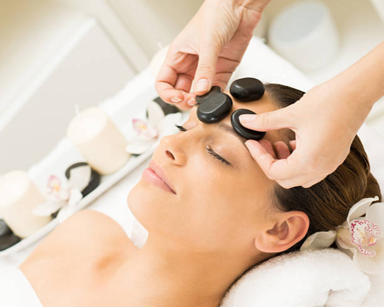 Masaje Craneofacial con piedras calientes + Mascarilla facial