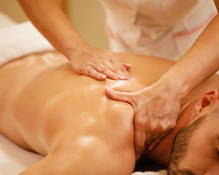 MASAJE DESCONTRACTURANTE  (ESPALDA + CUELLO)