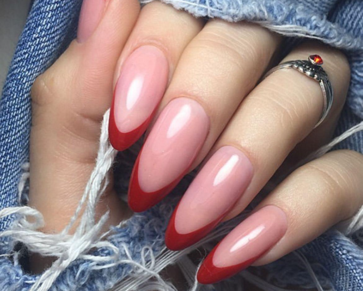 Manicure y montura o extensión de uñas acrílicas/poligel con esmaltado permanente